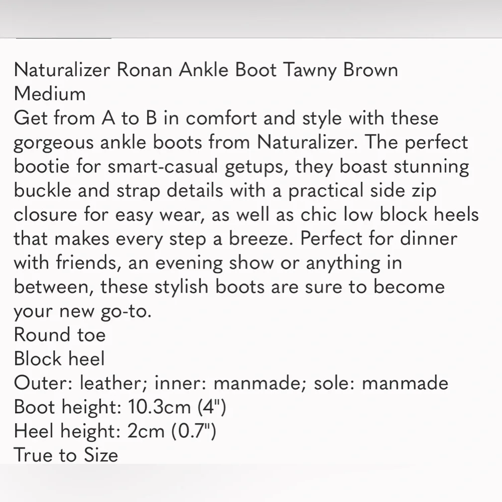 Brown Naturalizer booties EUC.